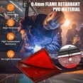 thumbnail image 4 of 3-Panel 6x6 ft Vinyl Welding Screen with Frame - Flame Resistant PVC Curtain with Lockable Swivel Wheels, 4 of 4