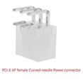 thumbnail image 4 of 400Pcs 4.2MM 6 Pin Header Male Pin for Graphics Card GPU PCI-E PCIe Power Connector Right Angle Through Hole Video Card, 4 of 8