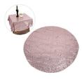 thumbnail image 4 of Mantel de lentejuelas de 47'' en oro rosa brillante para bodas y banquetes, redondo y radiante, 4 of 4
