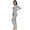 1-1pc,Grey, variant on Thermal Underwear for Women Long Johns Set Crew Neck Long Sleeve Suit Thin Base Layer Top and Bottom