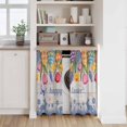 thumbnail image 6 of Happy Easter Kitchen Curtains 54 Inch Length, Colorful Eggs Spring Tulips Flowers Farm Wooden Tiers Curtains for Bathroom Bedroom Cafe, Light Filtering Window Treatment Drapes 2 Panels 42"Wx54"L, 6 of 8