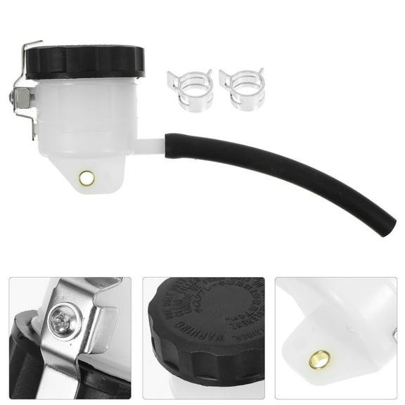 OUNONA Motorcycle Front Brake Master Cylinder Oil Cup Brake Pump Tank Fluid Bottle Reservoir