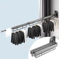 thumbnail image 1 of Qiopertar Clearance Home Decor Retractable Drying Rack Folding Drying Rack No Space Easy To Use Strong Aluminum Can Be Folded Three Times under $5 Saving Up To 99% Off, 1 of 6