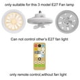 thumbnail image 4 of Wireless Switchs 3 Speed 4hour Timing Remote Control Replacement For E27 Ceiling Fan Light Small Fan Remote Control, for use with fan light.for bedroom, living room, and other areas,Yellow,3.3x1.6", 4 of 9