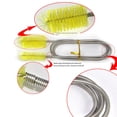 thumbnail image 3 of Billuyoard Cepillo de resorte, herramienta de limpieza, limpiaparabrisas de ranura, bomba de filtro eliminador de polvo de elasticidad de larga Herramientas de limpieza de acuarios Blanco, 3 of 6