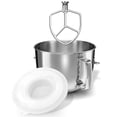 thumbnail image 1 of 6QT Stainless Steel Mixer Bowl Replacement for KitchenAid Stand Mixer, 1 of 5