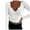 White, variant on Vetement Femme ete 2025 New Solid Color Deep U Neck Long Long Sleeve Sexy Casual Fashion Women's T Shirt Top Workout T Shirts Women Sleeve Tees for Women Pack Tech Short Womens Polyester Shirts S