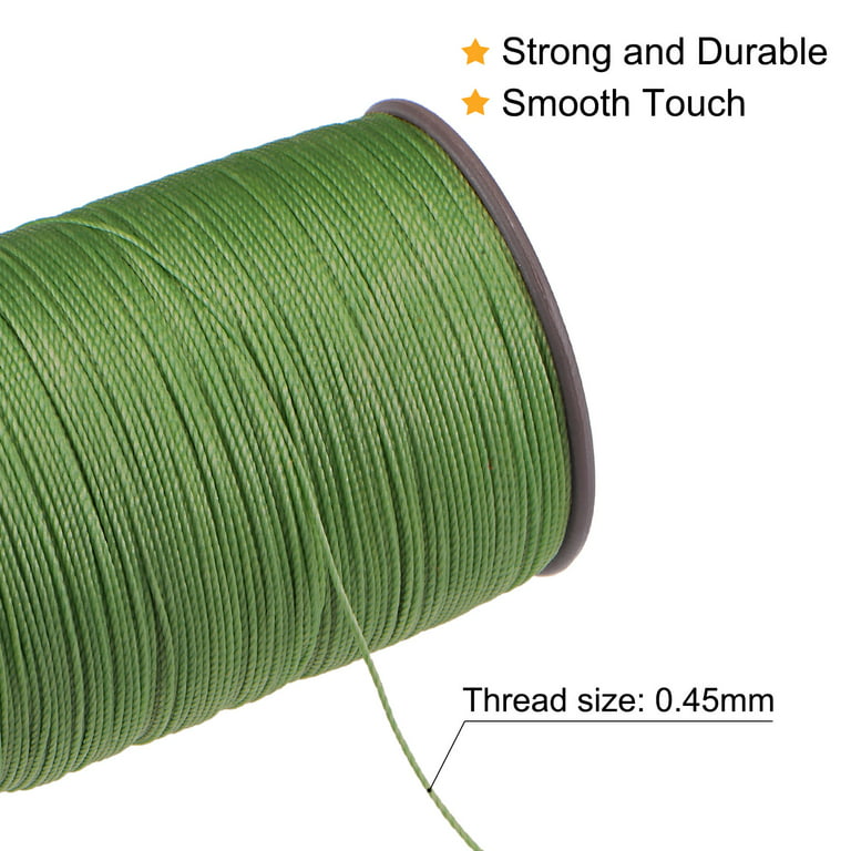 Green 1 mm Movi Waxed Polyester Cord