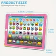 thumbnail image 4 of LNGOOR Kids‘ Fun Learning Tablet - Educational Preschool Interactive Toy with ABC Word Songs  Music  Numbers  and Electronic Games for Boys and Girls - Perfect for Toddler Development and, 4 of 7