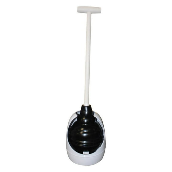 Korky Plunger and Holder,16" L,Plastic 95-4A