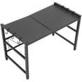 thumbnail image 1 of HONMEET Microwave Stand Countertop for Kitchen Organization Black Metal 1 Set, 1 of 7