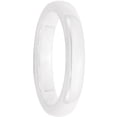 thumbnail image 4 of Ceramic White 4mm Polished Band, 4 of 9