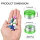 thumbnail image 2 of Tapas Flip Off de 13 mm Uxcell 200PCS Sellos Sin Rebabas Tapas Superior Flip Off para Frascos de Vidrio y Frascos Liofilizados, Verde/Plata, 2 of 6