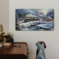 thumbnail image 2 of Christian Wall Art Jesus God Canvas Art Midnight Delivery Painting For Livingroom Decor Office Bedroom Decoration, 2 of 7