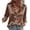 Brown, variant on Zeagoo Silk Blouse for Women 2025 Fall Fashion Business Casual Top Dressy Satin Button Up Shirts