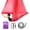 Red, variant on Aerial Yoga Hammock L:5M W:2.8M 5.5 Yards Aerial Pilates Silk Yoga Swing Set with 2000 Ibs Load Include Daisy Chain, Pose Guide