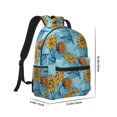 thumbnail image 2 of Goofa Sunflowers Pattern Comfortable Student Backpack - Ergonomic Design, Durable, Water-Resistant, Multi-Compartment,Travel, and Outdoor Activities, 2 of 5