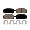 thumbnail image 4 of Detroit Axle - Rear Brake Pads for 2007-2012 Hyundai Veracruz, 2015-2021 Kia Sedona, Ceramic Brake Pads w/Hardware Replacement, 4 of 8