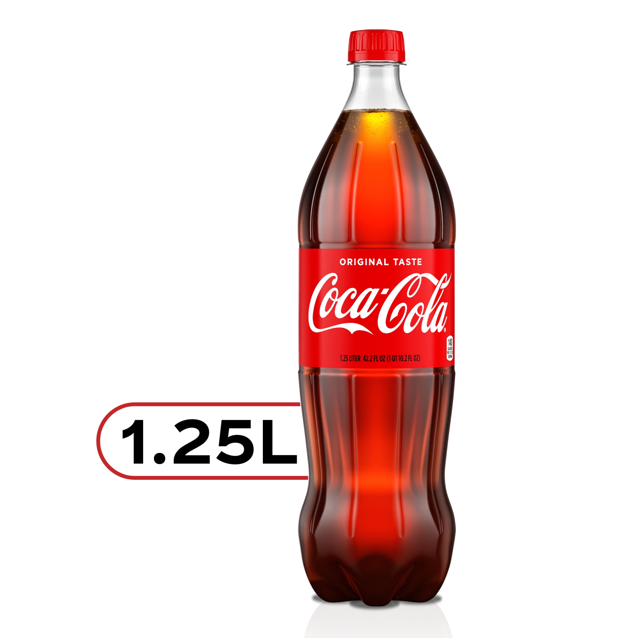 Coca-Cola Soda Soft Drink, 1.25 Liters - Walmart.com - Walmart.com