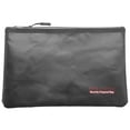 thumbnail image 2 of 2X Portable Fireproof Waterproof Document Envelope File Folder Cash Pouch Fireproof Money Bag Safe Bag B,2 x Safe Document Bag,Black, 2 of 8