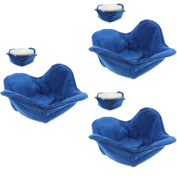 3pcs Microwave Bowl Holder Bowl Hot Pad Quilted Bowl Cozy Pad Heat Resistant Potholder