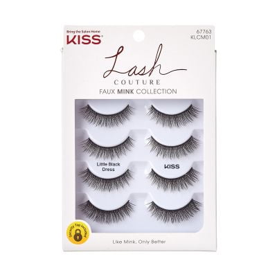 KISS Lash Couture Multipack Faux Mink Vestido pequeño negro