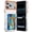 Orange, variant on ELEHOLD 2-in-1 Clear Wallet Case for iPhone 17 Pro, Rugged Shockproof Protective Cover with Hidden Card Holder, Built in Kickstand, Black