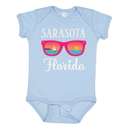 

Inktastic Sarasota Florida Summer Trip Gift Baby Girl Bodysuit