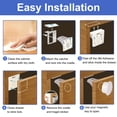 thumbnail image 5 of Magnetic Cabinet Locks Baby Proofing - 10 Locks & 2 Keys, No Drill Adhesive Safety Latches for Cabinets & Drawers, Child Proof Lock for Kitchen, Strong Magnet Key to Open, Easy Installation, 5 of 7