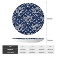 thumbnail image 2 of Honeii Dragon Print Elegant Bone China Decorative Plate, Porcelain Plate,Art Crafts,Ceramic Ornaments for Home Office Wall Decor-7in, 2 of 6
