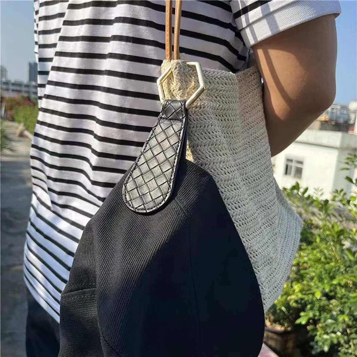 Cocopeaunt Female Silk Scarf Decoration Shopping Bag