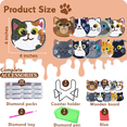 thumbnail image 2 of Cayton® 10pcs Cat Diamond Art Painting Coasters Kit,High-end Diamond Art Coasters with Holders,DIY Craft Kits for Adults&kids, 2 of 7