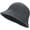 Light Gray, variant on Women Cloche Bucket Hat Vintage Faux Wool Felt Hat Winter Warm Church Bowler Cap Ladies Fedora Fall Bell Round Cap