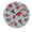 FFclock082, variant on ZXCXRQFa Desk Clocks Watermelon Fresh Round Wood Wall Clock, 10 Inch Battery Operated Analog Quiet Desk Clock for Home,Kitchen,Office,School,Bathroom