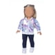 thumbnail image 4 of Puntoco Vestido de muñeca para niña Hermoso vestido adecuado para muñecas de 18 pulgadas Vestido de muñeca de Navidad Sin muñeca y sin zapatos, 4 of 5