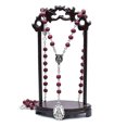 thumbnail image 2 of Rosary Necklace Catholic Virgin Mary Pendant Necklaces Bead Long Chain Men Women, 2 of 6