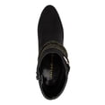 thumbnail image 3 of KAREN SCOTT Womens Black Embellished Comfort Casee Almond Toe Cone Heel Zip-Up Booties 9.5 M, 3 of 4