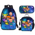 thumbnail image 1 of Animal Forest Student Bag, Youth Backpack, Student Backpack Three-piece Set-SinKeeU, 1 of 3