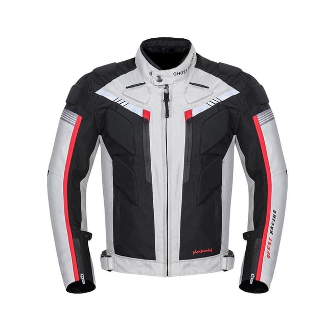 Cateissary 600D Oxford All-Weather Moto Bike Over Jacket Impermeable NUEVO XL Suministros térmicos Gris SG