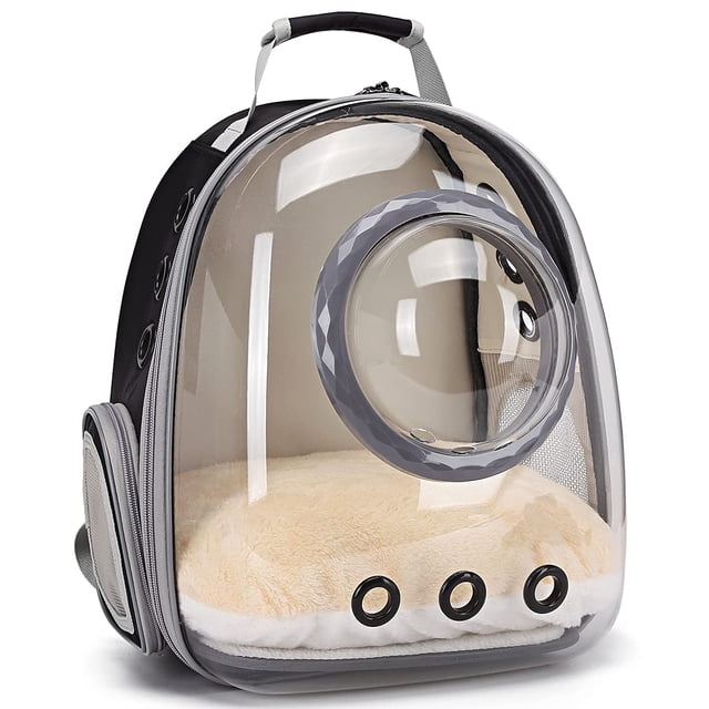 Mochila transportadora para mascotas ORIZZP con burbuja transparente e impermeable