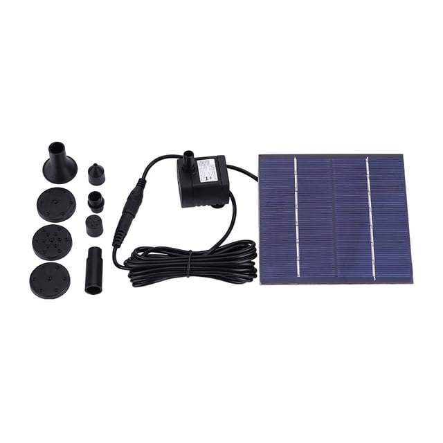 Bomba de agua para fuente de energía solar para jardín, estanque, piscina, pecera