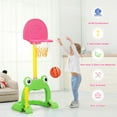 thumbnail image 4 of Costway 3-in-1 Kids Basketball Hoop Set Adjustable Sports Activity Center w/Balls, 4 of 10