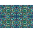 thumbnail image 1 of Ahgly Company Indoor Rectangle Patterned Plum Purple Area Rugs, 2' x 4', 1 of 6
