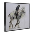 thumbnail image 2 of Stupell Industries Eclectic Polo Rider in Motion Black Framed Giclee Art, 14 x 11, by Jadei Graphics, 2 of 8