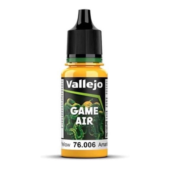 Vallejo AV Game Air Model Paint, 18ml, 0.57 Fl Oz (Pack of 1), Yellow