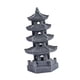 thumbnail image 5 of Estatua de resina con forma de pagoda y energía solar para jardín, decoración paisajística Gris oscuro, 5 of 9