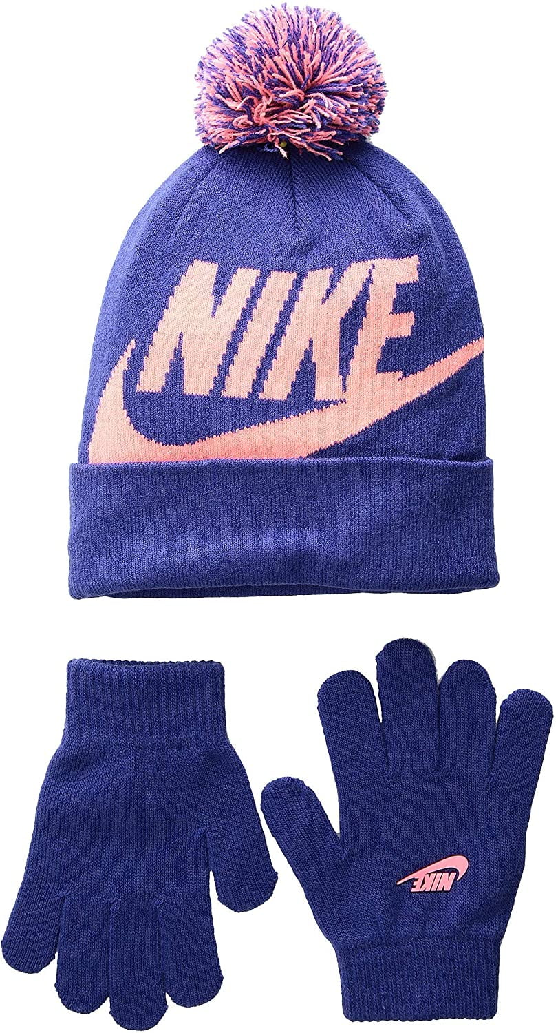 nike gloves and beanie