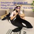 thumbnail image 2 of Jouet en Peluche Baleine, Animal en Peluche Réaliste, Poupée Orque Simulation, Peluche Orque 19,6 Pieds', Cadeau Animal en Peluche Simulation pour Enfants, 2 of 5