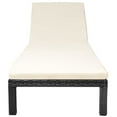 thumbnail image 2 of vidaXL Patio Lounge Chair with Cushion and Adjustable Backrest Poly Rattan, 2 of 19