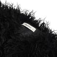 thumbnail image 6 of Women Open Front Shaggy Faux Fur Cropped Jacket Long Sleeve Fluffy Feathery Furry Short Coat 100% Polyester Trendy Winter Party Outerwear, 6 of 7